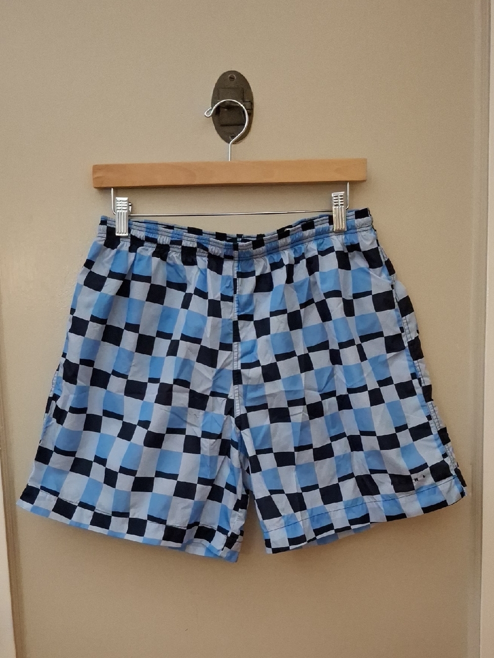 Marni Men's Blue Check Swim Shorts_1